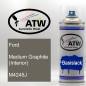 Preview: Ford, Medium Graphite (Interior), M4245J: 400ml Sprühdose, von ATW Autoteile West.